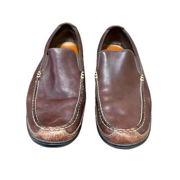 Cole‎ Haan Tucker venetian slip on brown loafer size 10 - Picture 2 of 8